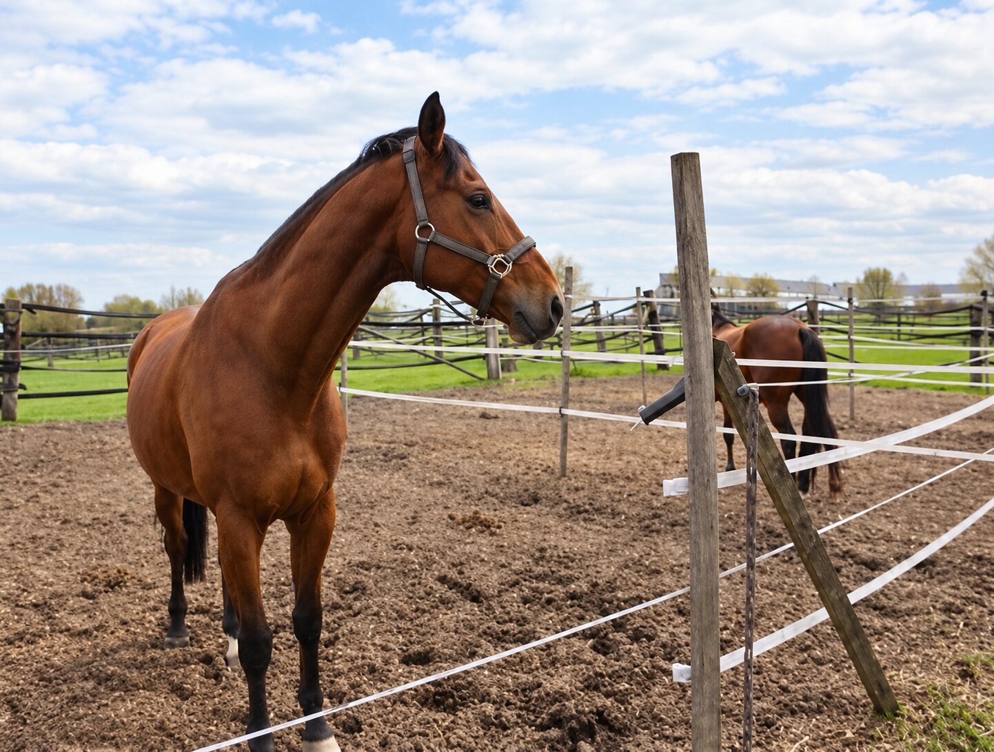 Zeit auf dem Paddock